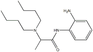 N-(2-aminophenyl)-2-(dibutylamino)propanamide Struktur