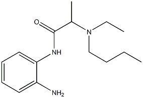 N-(2-aminophenyl)-2-[butyl(ethyl)amino]propanamide Struktur