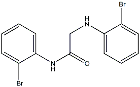 N-(2-bromophenyl)-2-[(2-bromophenyl)amino]acetamide Struktur