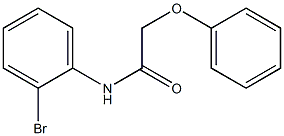 N-(2-bromophenyl)-2-phenoxyacetamide Struktur