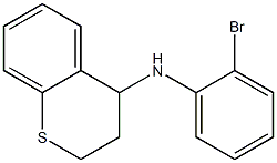 N-(2-bromophenyl)-3,4-dihydro-2H-1-benzothiopyran-4-amine Struktur