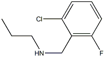 N-(2-chloro-6-fluorobenzyl)-N-propylamine Struktur