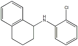 N-(2-chlorophenyl)-1,2,3,4-tetrahydronaphthalen-1-amine Struktur