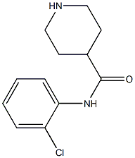 N-(2-chlorophenyl)piperidine-4-carboxamide Struktur