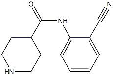 N-(2-cyanophenyl)piperidine-4-carboxamide Struktur