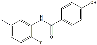 N-(2-fluoro-5-methylphenyl)-4-hydroxybenzamide Struktur