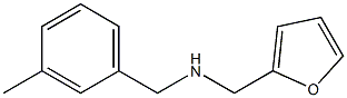 N-(2-furylmethyl)-N-(3-methylbenzyl)amine Struktur