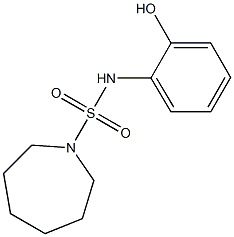 N-(2-hydroxyphenyl)azepane-1-sulfonamide Struktur