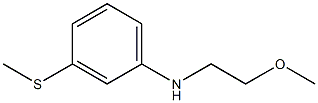 N-(2-methoxyethyl)-3-(methylsulfanyl)aniline Struktur