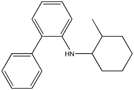 N-(2-methylcyclohexyl)-2-phenylaniline Struktur