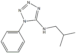 N-(2-methylpropyl)-1-phenyl-1H-1,2,3,4-tetrazol-5-amine Struktur