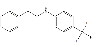 N-(2-phenylpropyl)-4-(trifluoromethyl)aniline Struktur