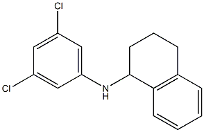 N-(3,5-dichlorophenyl)-1,2,3,4-tetrahydronaphthalen-1-amine Struktur