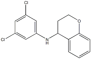 N-(3,5-dichlorophenyl)-3,4-dihydro-2H-1-benzopyran-4-amine Struktur