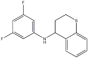 N-(3,5-difluorophenyl)-3,4-dihydro-2H-1-benzothiopyran-4-amine Struktur