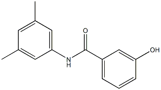 N-(3,5-dimethylphenyl)-3-hydroxybenzamide Struktur