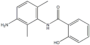 N-(3-amino-2,6-dimethylphenyl)-2-hydroxybenzamide Struktur