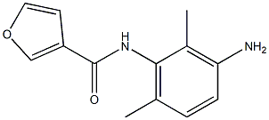 N-(3-amino-2,6-dimethylphenyl)-3-furamide Struktur