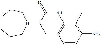 N-(3-amino-2-methylphenyl)-2-azepan-1-ylpropanamide Struktur