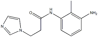 N-(3-amino-2-methylphenyl)-3-(1H-imidazol-1-yl)propanamide Struktur