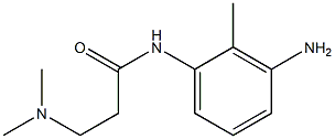 N-(3-amino-2-methylphenyl)-3-(dimethylamino)propanamide Struktur