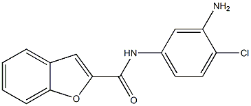 N-(3-amino-4-chlorophenyl)-1-benzofuran-2-carboxamide Struktur