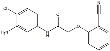 N-(3-amino-4-chlorophenyl)-2-(2-cyanophenoxy)acetamide Struktur