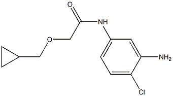 N-(3-amino-4-chlorophenyl)-2-(cyclopropylmethoxy)acetamide Struktur