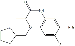 N-(3-amino-4-chlorophenyl)-2-(oxolan-2-ylmethoxy)propanamide Struktur