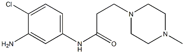 N-(3-amino-4-chlorophenyl)-3-(4-methylpiperazin-1-yl)propanamide Struktur