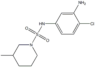 N-(3-amino-4-chlorophenyl)-3-methylpiperidine-1-sulfonamide Struktur