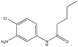 N-(3-amino-4-chlorophenyl)pentanamide Struktur