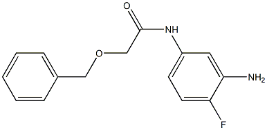 N-(3-amino-4-fluorophenyl)-2-(benzyloxy)acetamide Struktur