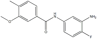 N-(3-amino-4-fluorophenyl)-3-methoxy-4-methylbenzamide Struktur