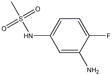 N-(3-amino-4-fluorophenyl)methanesulfonamide Struktur