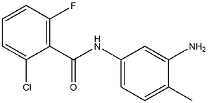 N-(3-amino-4-methylphenyl)-2-chloro-6-fluorobenzamide Struktur