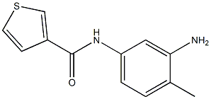 N-(3-amino-4-methylphenyl)thiophene-3-carboxamide Struktur