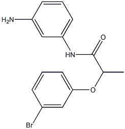 N-(3-aminophenyl)-2-(3-bromophenoxy)propanamide Struktur