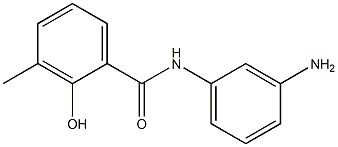 N-(3-aminophenyl)-2-hydroxy-3-methylbenzamide Struktur