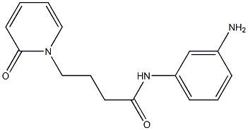 N-(3-aminophenyl)-4-(2-oxopyridin-1(2H)-yl)butanamide Struktur