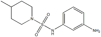 N-(3-aminophenyl)-4-methylpiperidine-1-sulfonamide Struktur