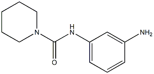 N-(3-aminophenyl)piperidine-1-carboxamide Struktur