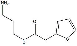 N-(3-aminopropyl)-2-thien-2-ylacetamide Struktur