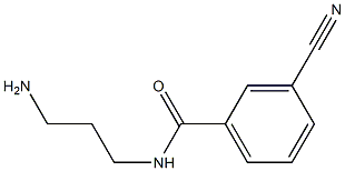 N-(3-aminopropyl)-3-cyanobenzamide Struktur