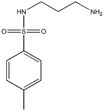 N-(3-aminopropyl)-4-methylbenzene-1-sulfonamide Struktur