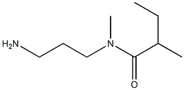 N-(3-aminopropyl)-N,2-dimethylbutanamide Struktur