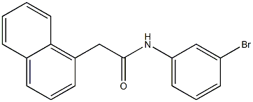 N-(3-bromophenyl)-2-(naphthalen-1-yl)acetamide Struktur