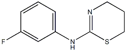 N-(3-fluorophenyl)-5,6-dihydro-4H-1,3-thiazin-2-amine Struktur