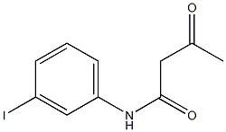 N-(3-iodophenyl)-3-oxobutanamide Struktur