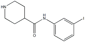 N-(3-iodophenyl)piperidine-4-carboxamide Struktur